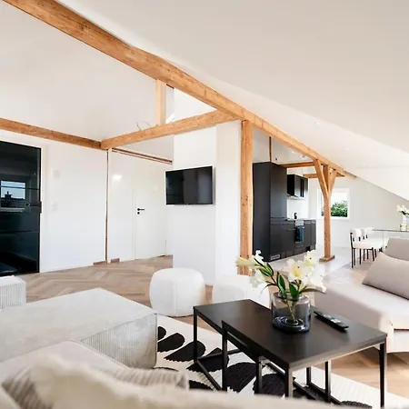 2 Bedroom Loft - Luxus - Modern - Parkplaetze - Kaffee - Netflix - Weinbergblick - Kueche - Balkon *