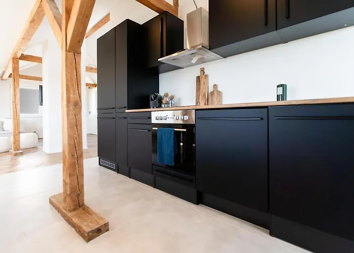 2 Bedroom Loft - Luxus - Modern - Parkplaetze - Kaffee - Netflix - Weinbergblick - Kueche - Balkon * Rüdesheim am Rhein