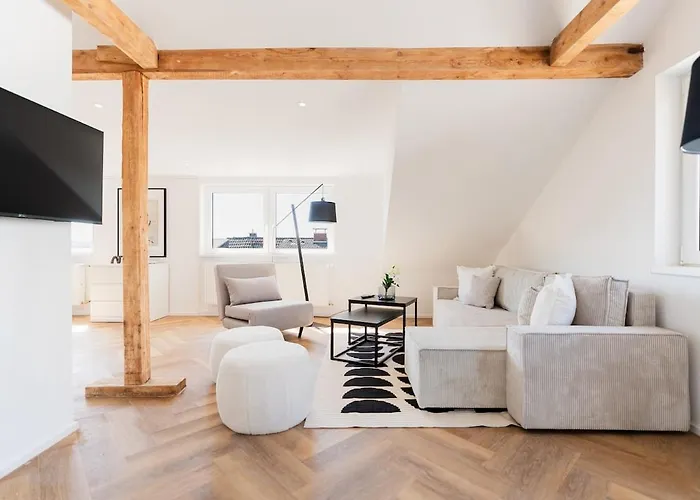 Appartement 2 Bedroom Loft - Luxus - Modern - Parkplaetze - Kaffee - Netflix - Weinbergblick - Kueche - Balkon